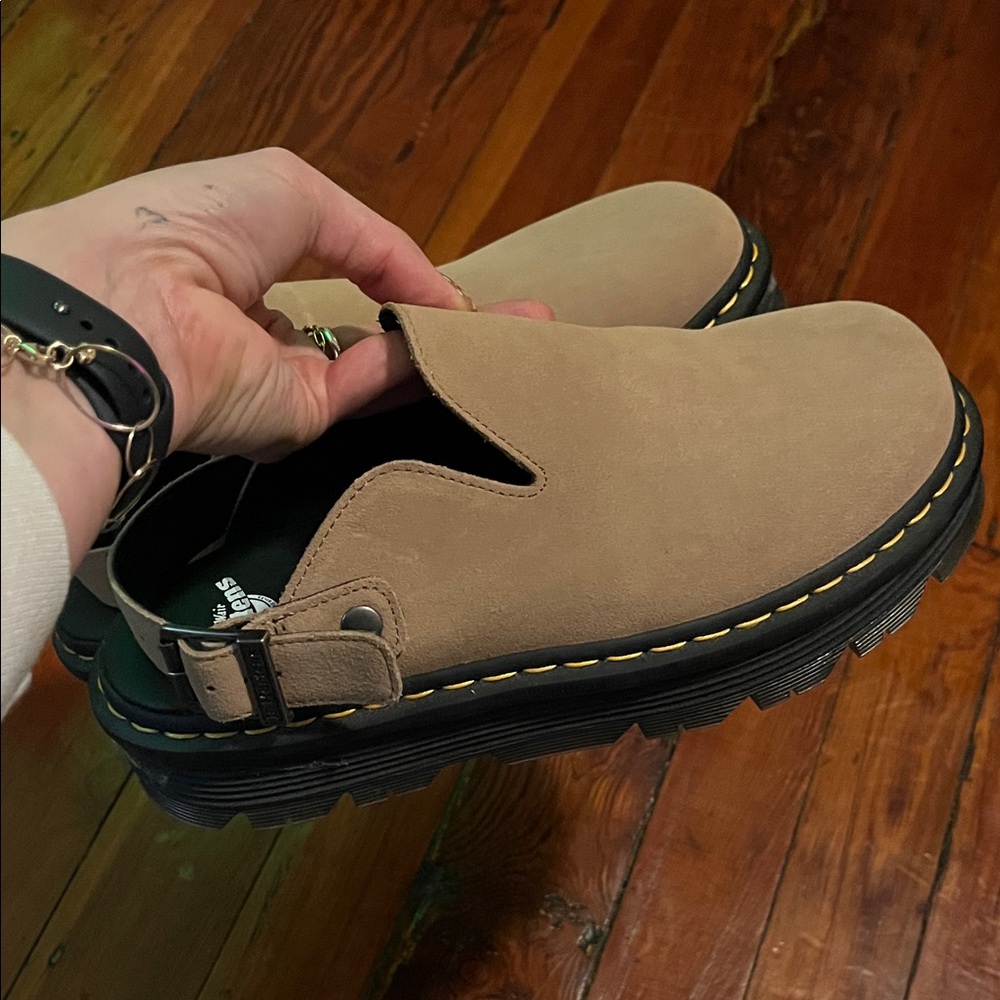 Dr. Martens Tan Slip-On Loafers - Picture 2 of 3